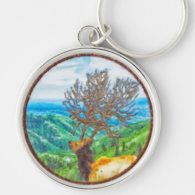 King Cervus Key Ring (Front)