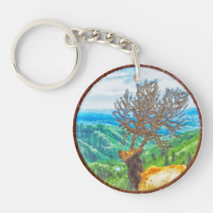King Cervus Key Ring