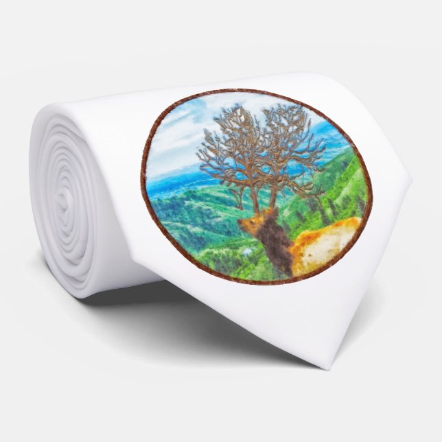 King Cervus Tie (Rolled)