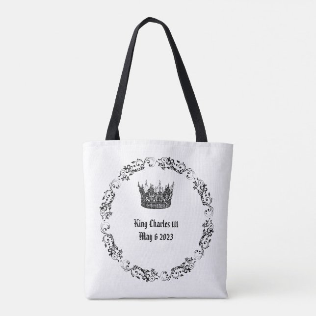 King Charles 111 Coronation  ,May 6 2023 Royal Tot Tote Bag (Back)