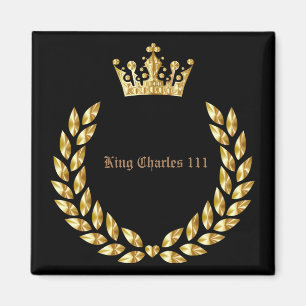 King Charles 111 Crown Coronation Magnet