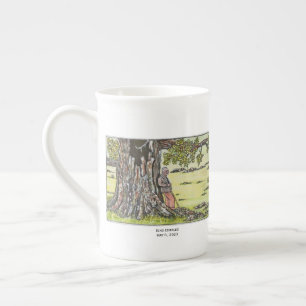 King Charles And A Tree Bone China Mug