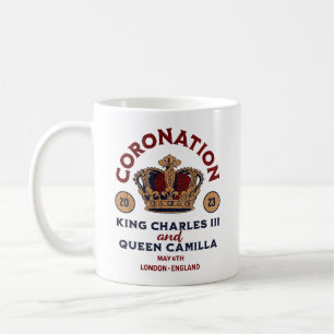 King Charles and Queen Camilla Coronation Coffee Mug