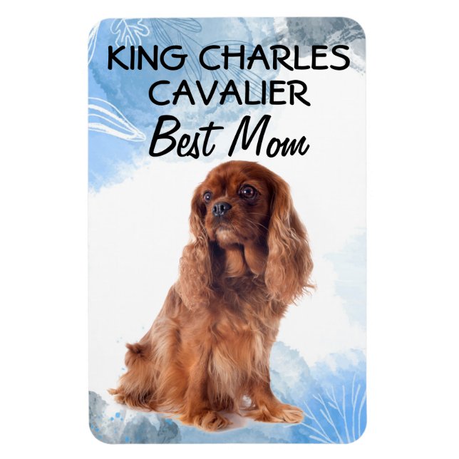 King Charles Cavalier Best Mum Magnet (Vertical)