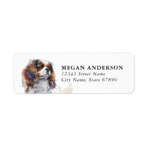 King Charles Cavalier Return Address Labels