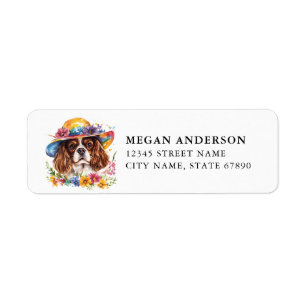 King Charles Cavalier Return Address Labels