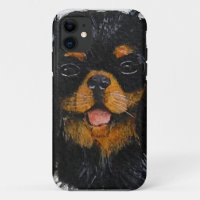 King Charles Cavalier Spaniel black and tan