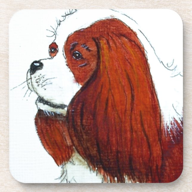 King Charles Cavalier Spaniel Coaster (Front)