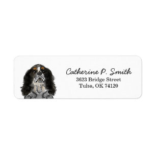 King Charles Cavalier Spaniel Return Address