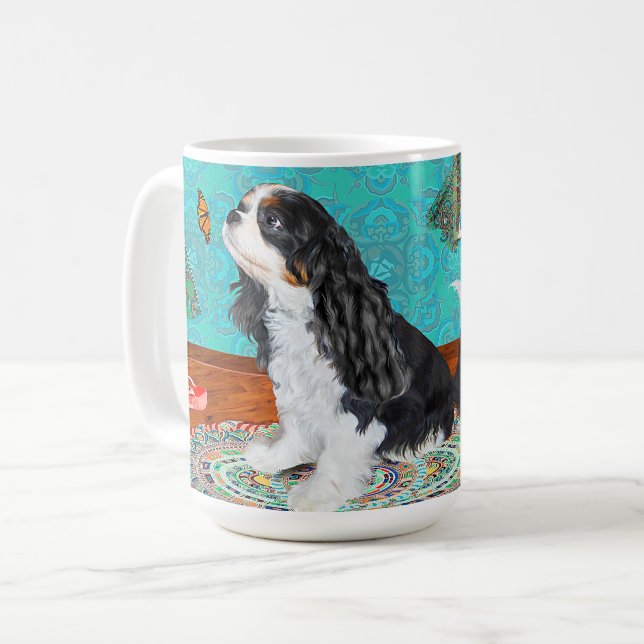 King Charles Cavalier Spaniel Travel Mug (Front Left)