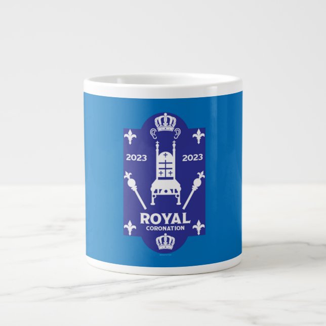 King Charles English Royal Coronation 2023       Large Coffee Mug (Front)