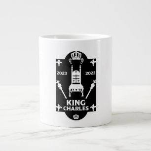 King Charles English Royal Coronation 2023 Large Coffee Mug