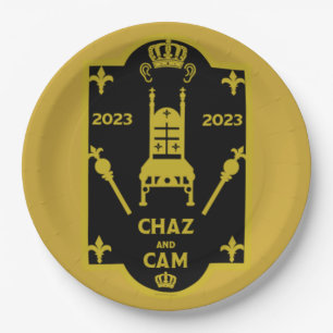 King Charles English Royal Coronation 2023    Paper Plate