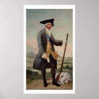 King Charles III (1716-88) as a Huntsman, 1786/88