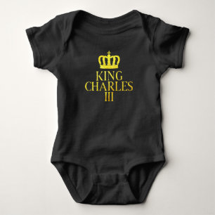 King Charles III Baby Bodysuit