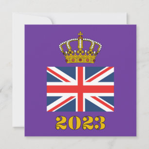 King Charles III Coronation 2023 UK British Crown  Invitation