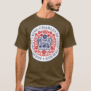 KING CHARLES III CORONATION BRITISH SOUVENIR T-Shirt