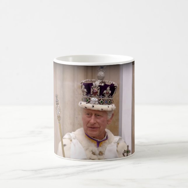 King Charles III Coronation Coffee Mug (Center)