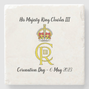 King Charles III Coronation commemorative coaster