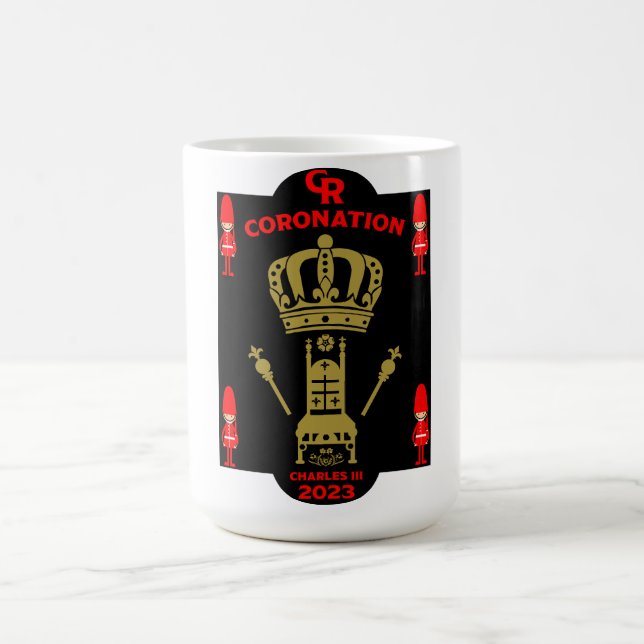 King Charles III Coronation Commemorative Souvenir Coffee Mug (Center)