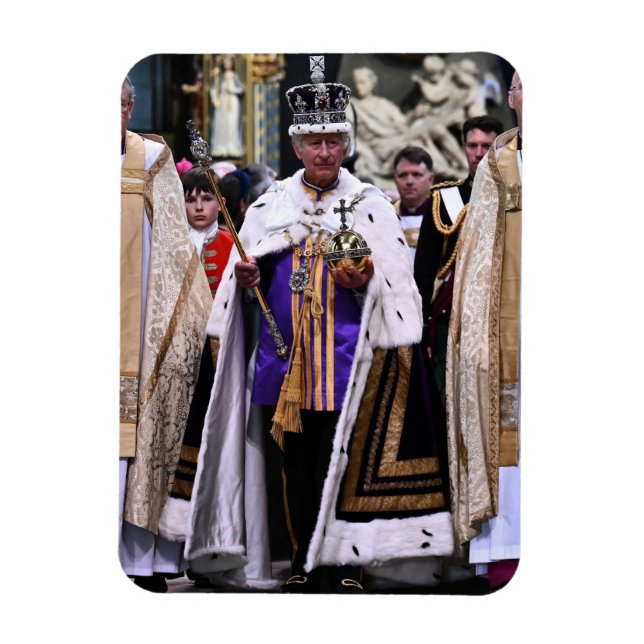 King Charles III Coronation Day Magnet (Vertical)