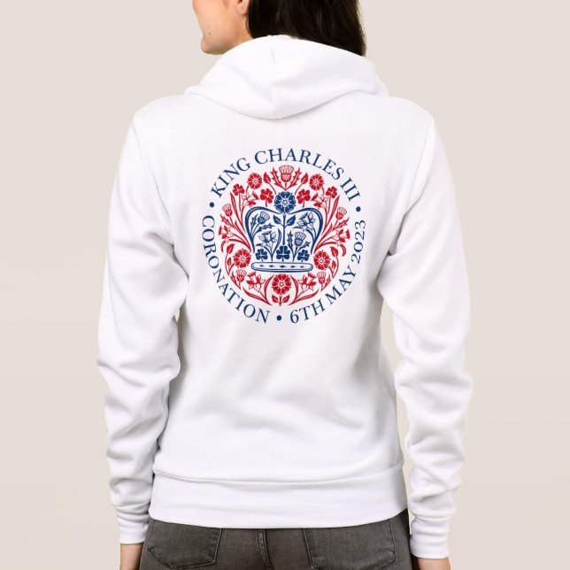 King Charles III Coronation Hoodie (Back)