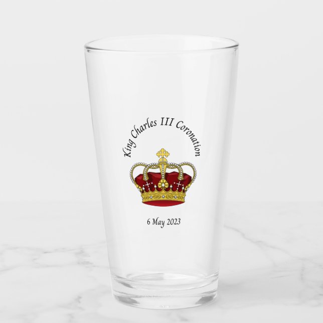 King Charles III Coronation memorial tumbler (Front)