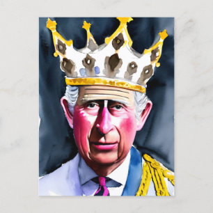 King Charles III Postcard