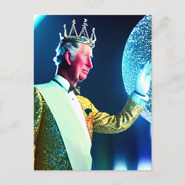 King Charles III Postcard (Front)