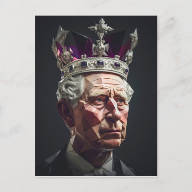King Charles III Postcard (Front)