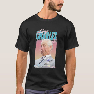 King Charles III - Retro Aesthetic Fan Design T-Shirt