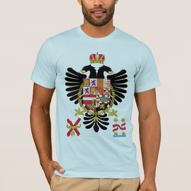King Charles of Spain Crest T-Shirt (Front)