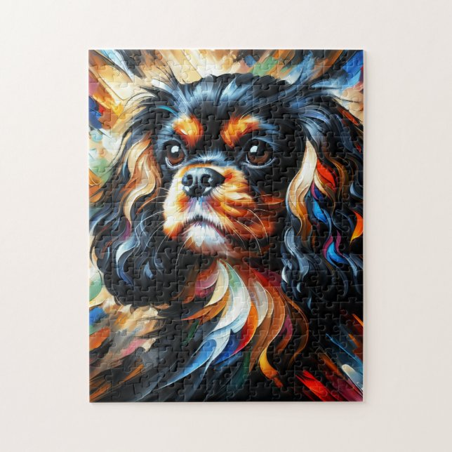 King Charles Spaniel Acrylic Print Jigsaw Puzzle (Vertical)