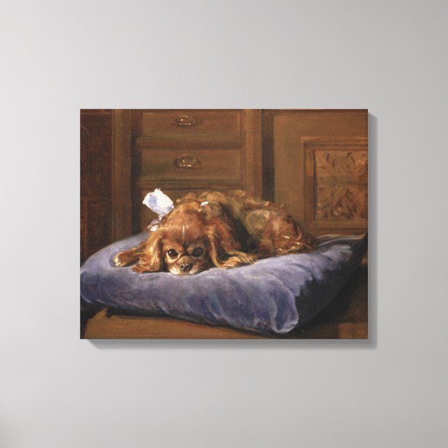 King Charles Spaniel Canvas Print (Front)