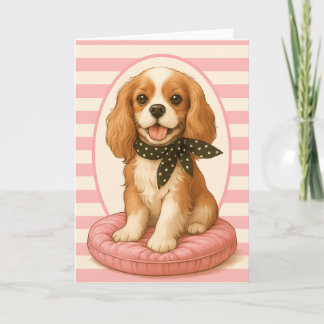 King Charles Spaniel Card