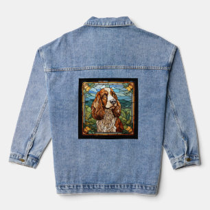 King Charles Spaniel Dog Jean Jacket