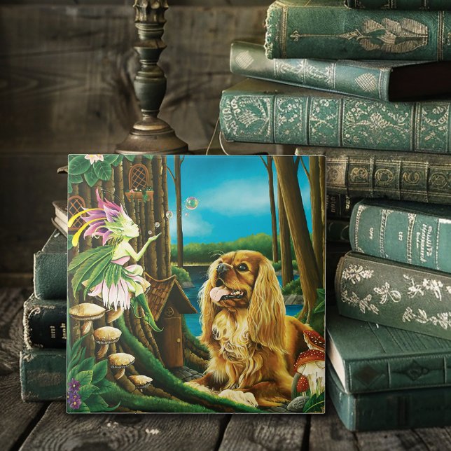 King Charles Spaniel Sprite Fantasy Tile (Creator Uploaded)