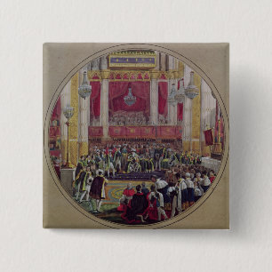 King Charles X receiving the Knights 15 Cm Square Badge