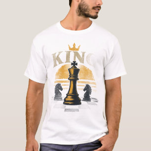 King Chess Graphic T-Shirt Vintage Chess King