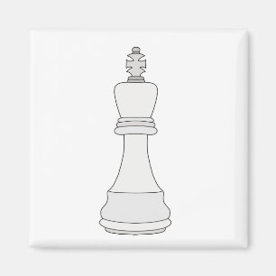 King Chess Magnet