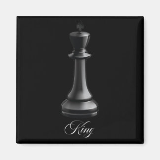 King Chess Piece Halloween Costume Chess Lover Magnet