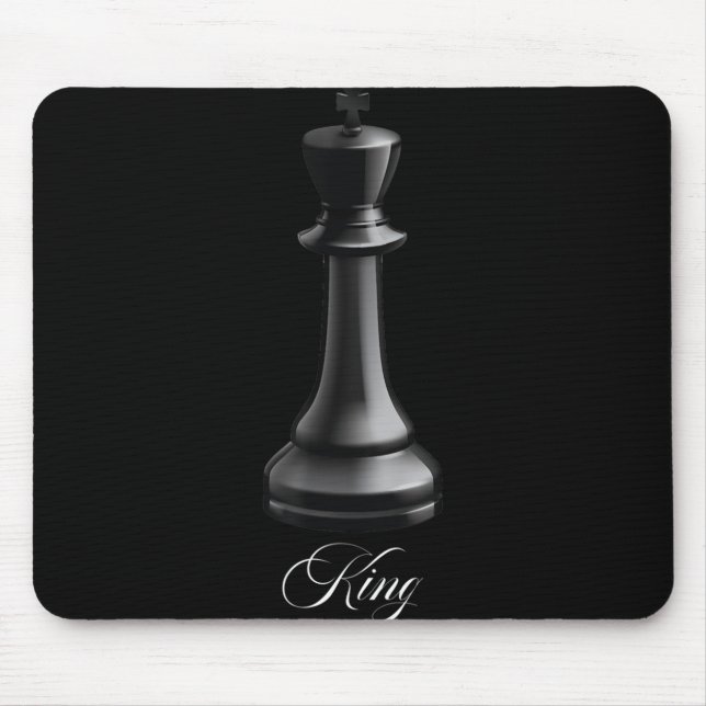King Chess Piece Halloween Costume Chess Lover Mouse Pad (Front)