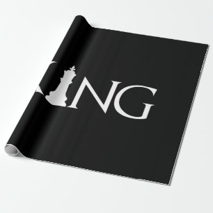 King Chess Piece Halloween Costume Chess Lover Wrapping Paper