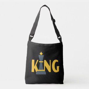 King Chess Player Crossbody Bag
