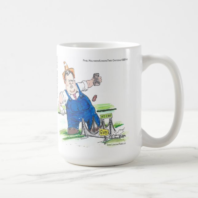 King Christie & GW Bridge Funny Coffee Mug (Right)