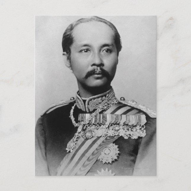 King Chulalongkorn Rama V of Thailand Postcard (Front)