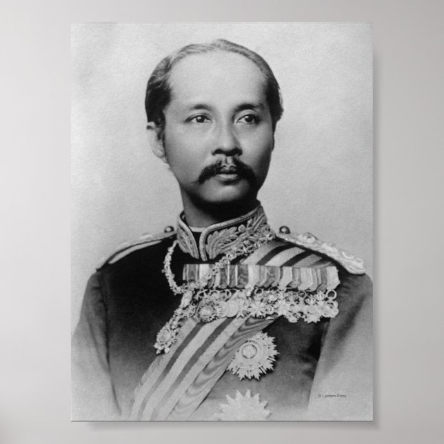 King Chulalongkorn Rama V of Thailand Poster (Front)