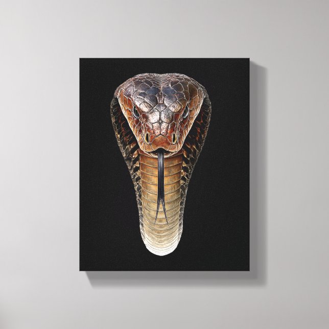King Cobra Canvas Print (Front)