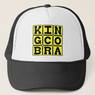 King Cobra, Deadly Snake Trucker Hat