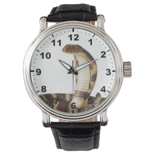 "King cobra" design wrist watch